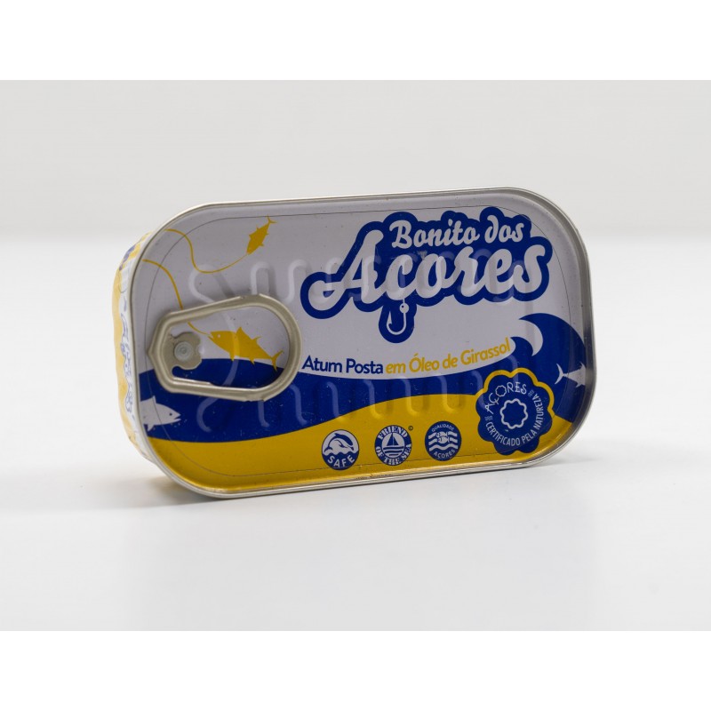 Atum Posta em Óleo de Girassol - Bonito dos Açores (120gr)