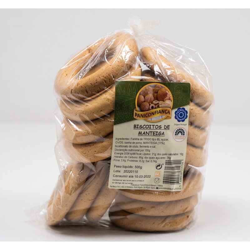 Biscoitos de Manteiga - Paniconfiança