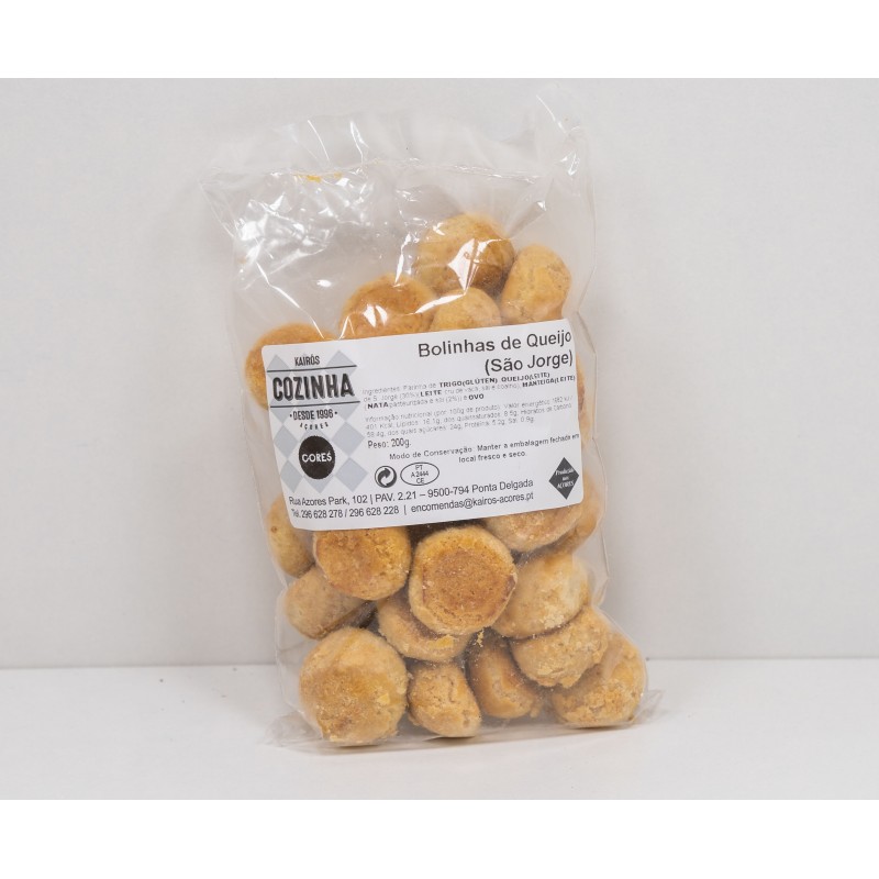 Bolinhas de Queijo (São Jorge) 200g - Kairós Cozinha