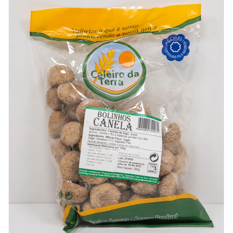 Bolinhos de Canela 250g - Celeiro da Terra